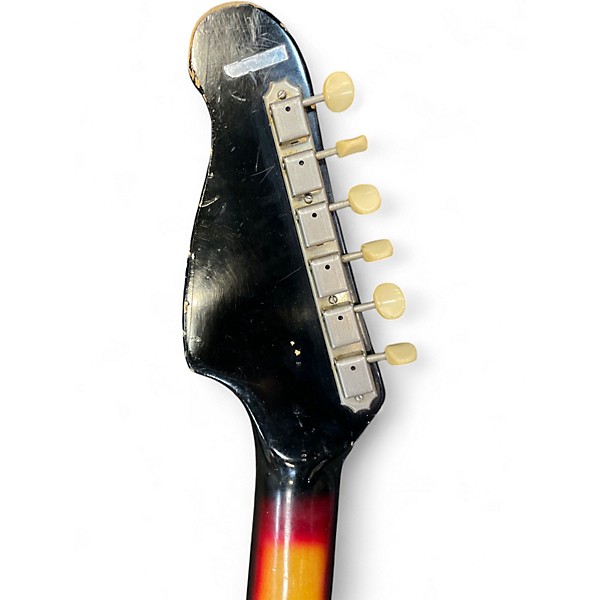 Vintage 1960s Supro normandy Sunburst Solid Body Electric Guitar