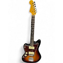 Used Fender American Professional Jazzmaster LH 3 Tone Sunburst Solid Body Electric Guitar
