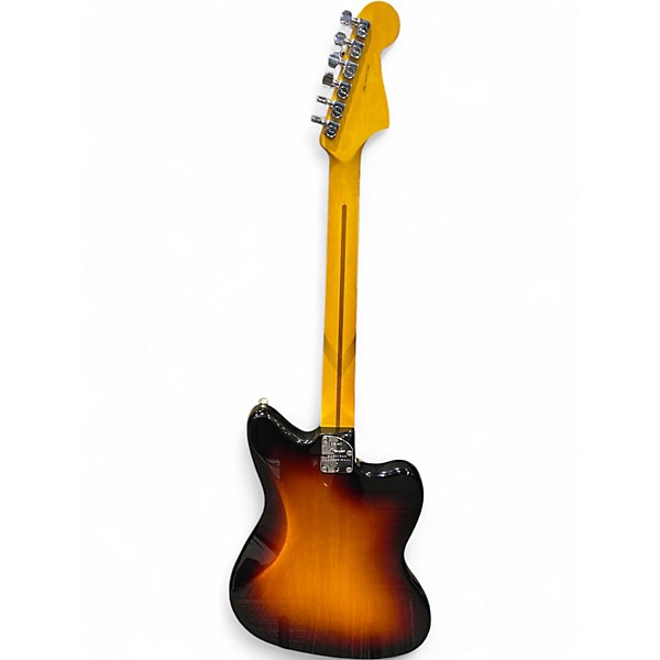 Used Fender American Professional Jazzmaster LH 3 Tone Sunburst Solid Body Electric Guitar