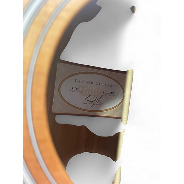 Used Taylor 110CE Natural Acoustic Electric Guitar