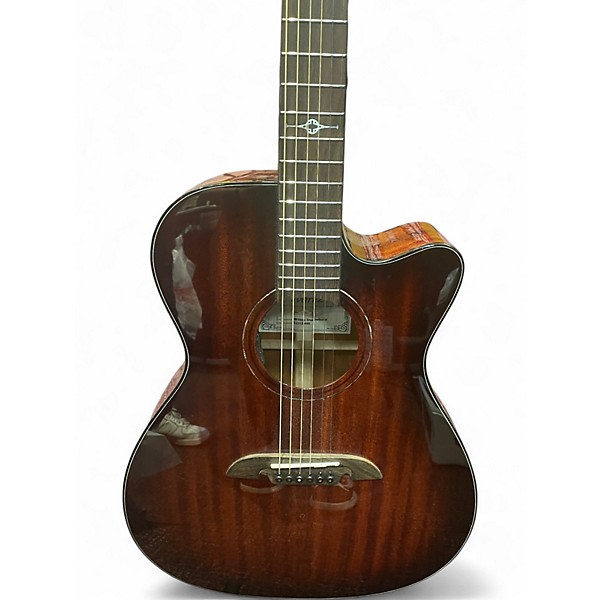Used Alvarez MF66CE Worn Brown Acoustic Electric Guitar