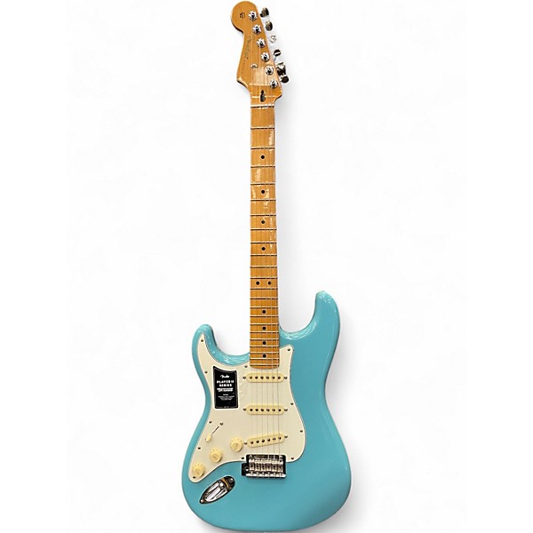 Used Fender STRATOCASTER PLAYER II SERIES LEFT HANDED AQUATONE BLUE Solid Body Electric Guitar
