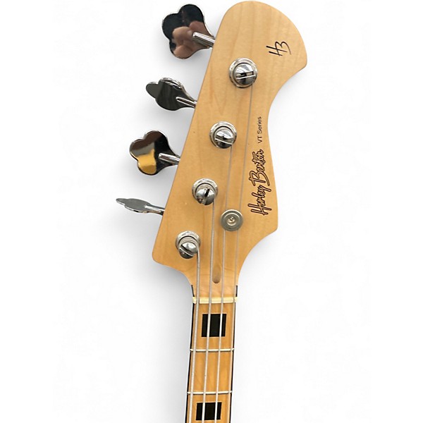 Used Harley Benton JB-75MN Natural Electric Bass Guitar