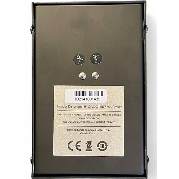 Used Maestro INVADER DISTORTION Effect Pedal