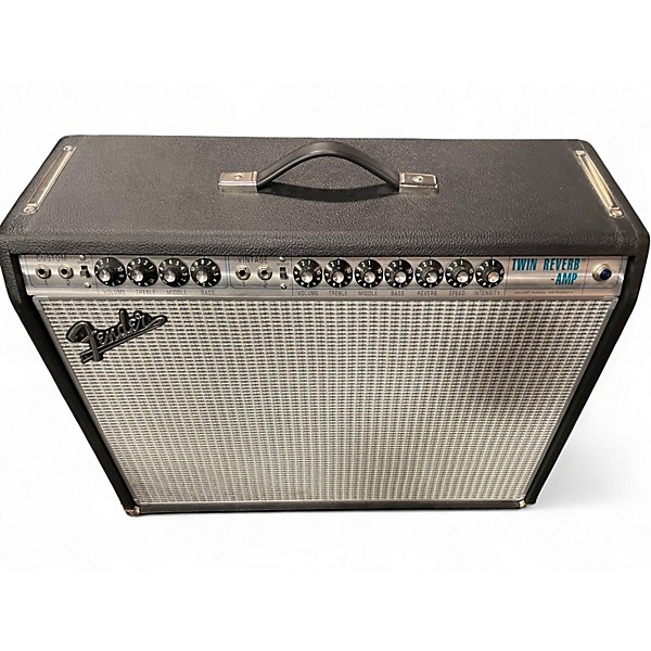 Used Fender 1968 Custom Twin Reverb 85W 2x12 Tube Guitar Combo Amp