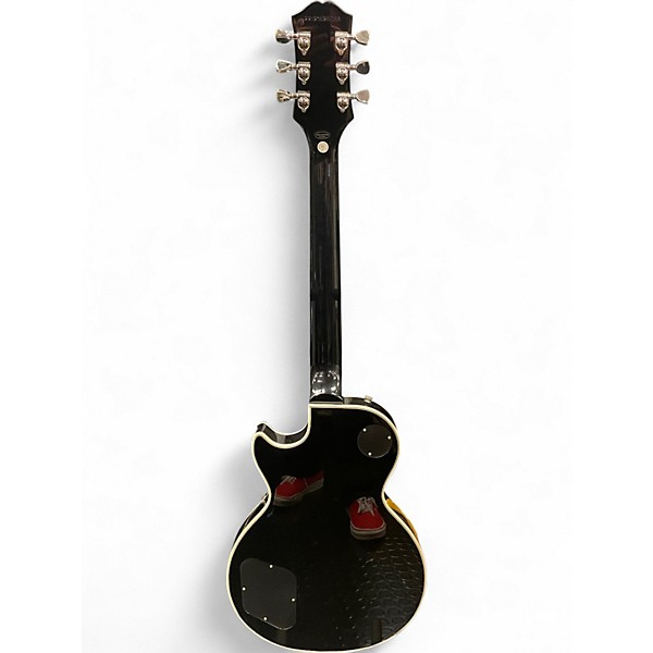 Used Epiphone Les Paul Custom Silverburst Solid Body Electric Guitar