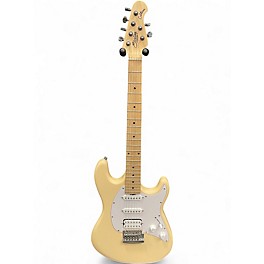Used Sterling by Music Man Cutlass HSS Vintage Cream Solid Body Electric Guitar