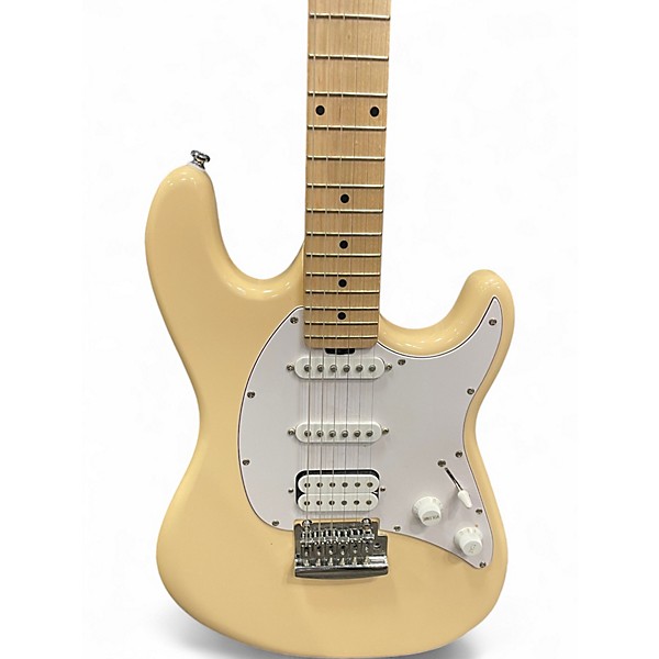 Used Sterling by Music Man Cutlass HSS Vintage Cream Solid Body Electric Guitar
