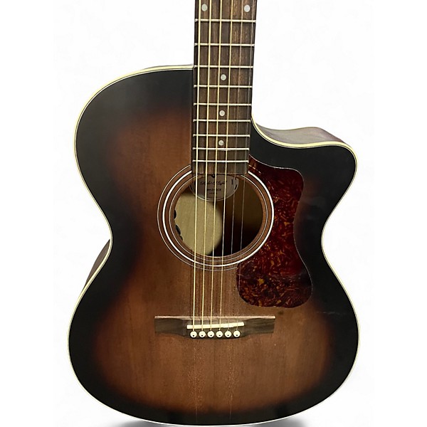 Used 2022 Guild OM-240CE Walnut Acoustic Guitar