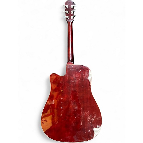 Used Carlo Robelli CW4106ESB Burst Acoustic Electric Guitar