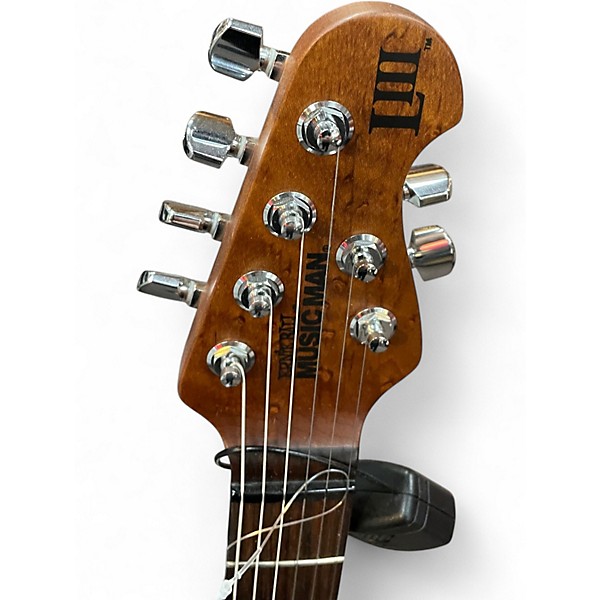 Used Ernie Ball Music Man LIII HSS QUILT TOP LUSCIOUS GREEN Solid Body Electric Guitar