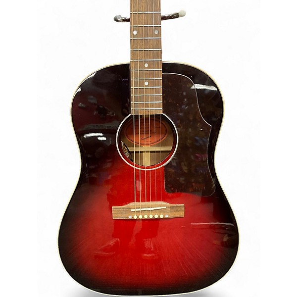 Used 2024 Epiphone SLASH J45 Vermillion Acoustic Electric Guitar