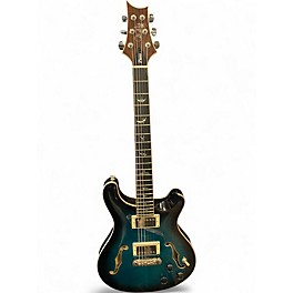 Used PRS SE HOLLOW BODY II PIEZO PEACOCK BLUE Hollow Body Electric Guitar