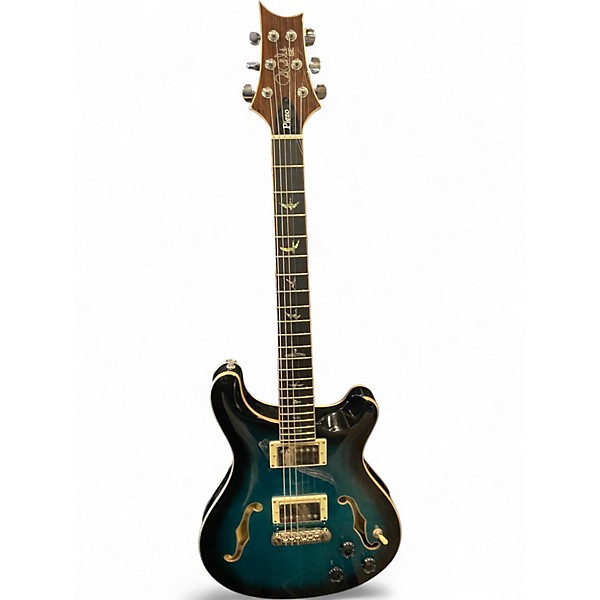 Used PRS SE HOLLOW BODY II PIEZO PEACOCK BLUE Hollow Body Electric Guitar