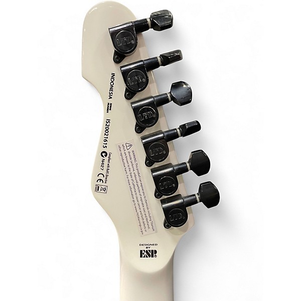 Used ESP LTD TE200 WHITE Solid Body Electric Guitar