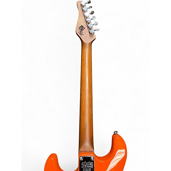 Used Schecter Guitar Research NICK JOHNSTON Orange Solid Body Electric Guitar
