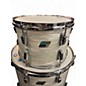 Vintage 1970s Ludwig 4 Piece Rocker  White oyster Drum Kit