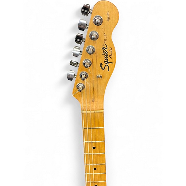 Used Squier Affinity Telecaster Classic White Solid Body Electric Guitar