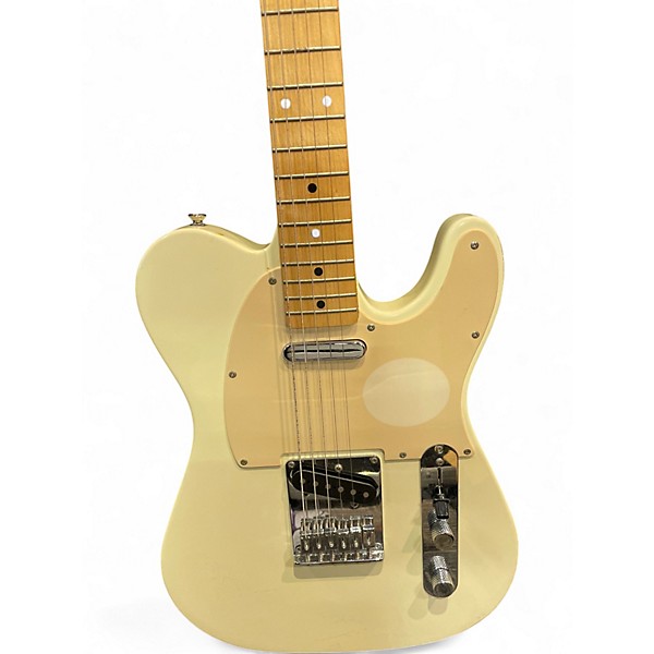 Used Squier Affinity Telecaster Classic White Solid Body Electric Guitar