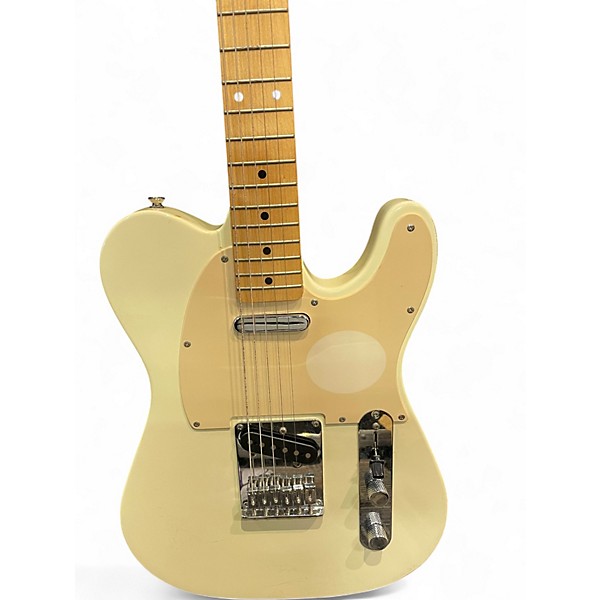 Used Squier Affinity Telecaster Classic White Solid Body Electric Guitar