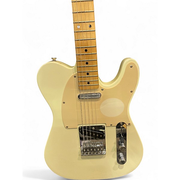 Used Squier Affinity Telecaster Classic White Solid Body Electric Guitar