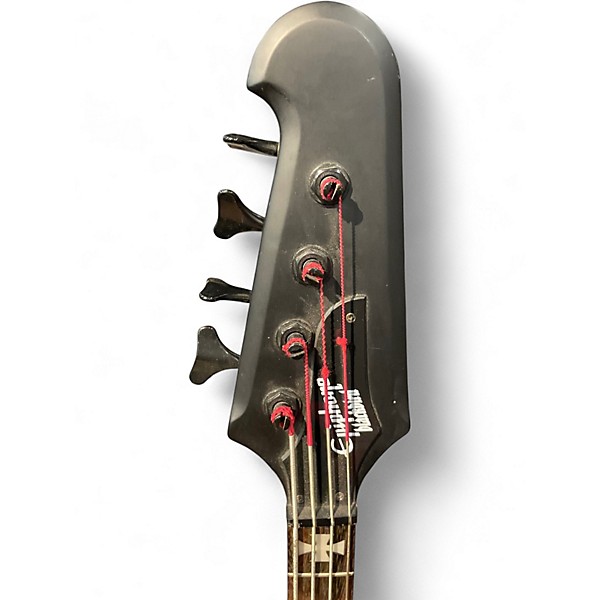 Used Epiphone Nikki Sixx Signature Blackbird Black Electric Bass Guitar