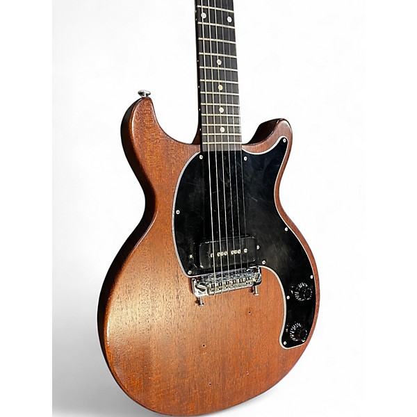 Used 2019 Gibson Les Paul Junior Double Cutaway WALNUT STAIN Solid Body Electric Guitar