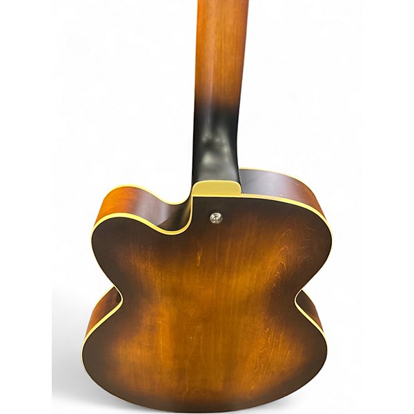 Used Ibanez Artcore AF55 Faded Tobacco Hollow Body Electric Guitar