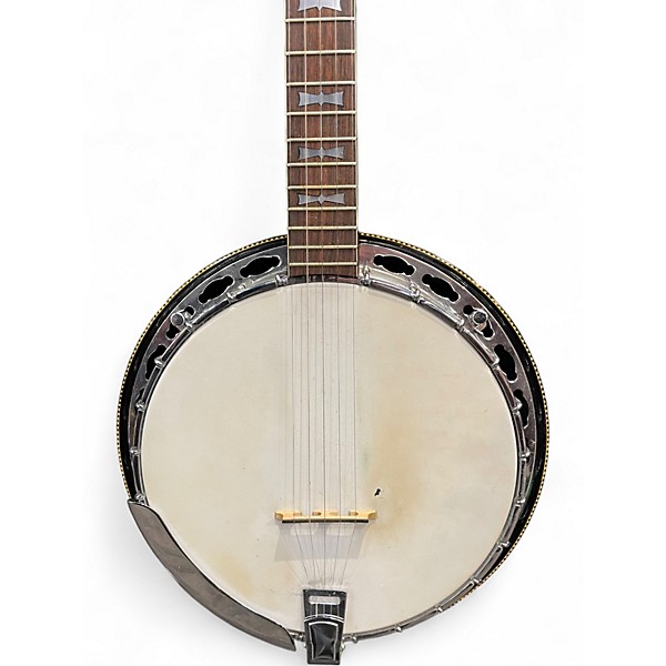Vintage 1970s Aria 5 STRING BANJO Natural Banjo
