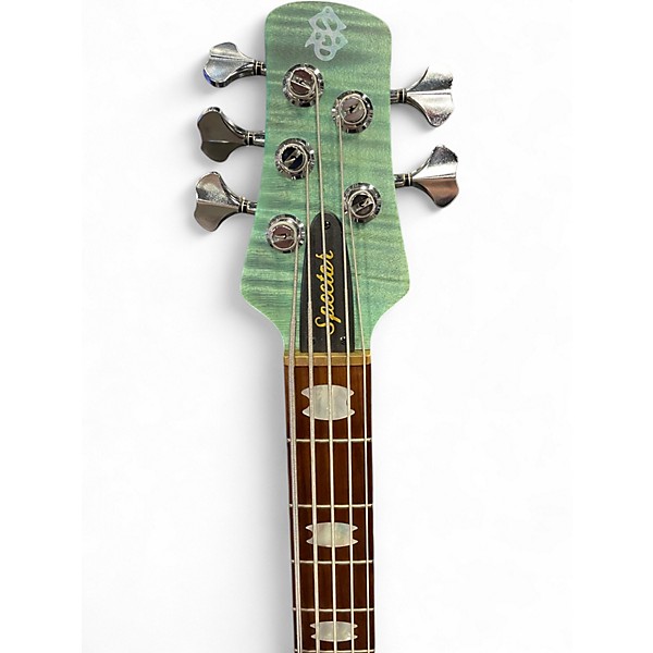 Used Spector Euro 5 RST Turquoise Electric Bass Guitar