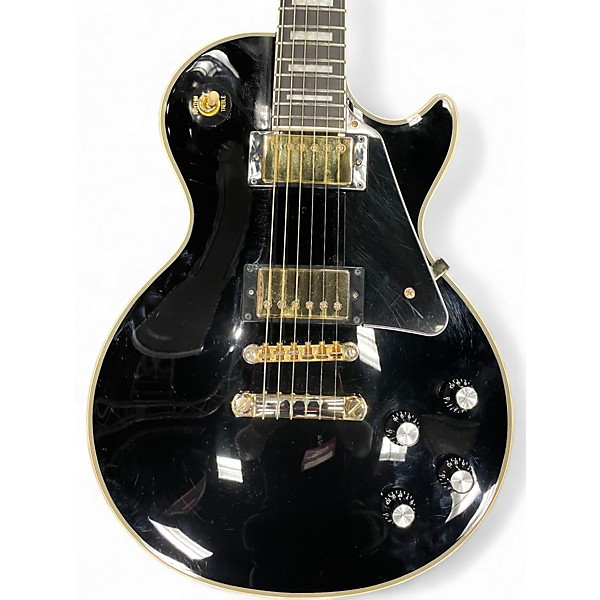 Used Epiphone Les Paul Custom Ebony Solid Body Electric Guitar
