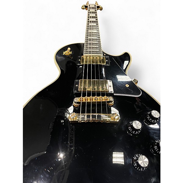 Used Epiphone Les Paul Custom Ebony Solid Body Electric Guitar