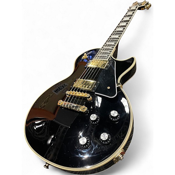 Used Epiphone Les Paul Custom Ebony Solid Body Electric Guitar