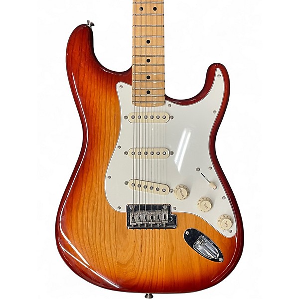 Used 2016 Fender American Professional  Sienna Sunburst Solid Body Electric Guitar