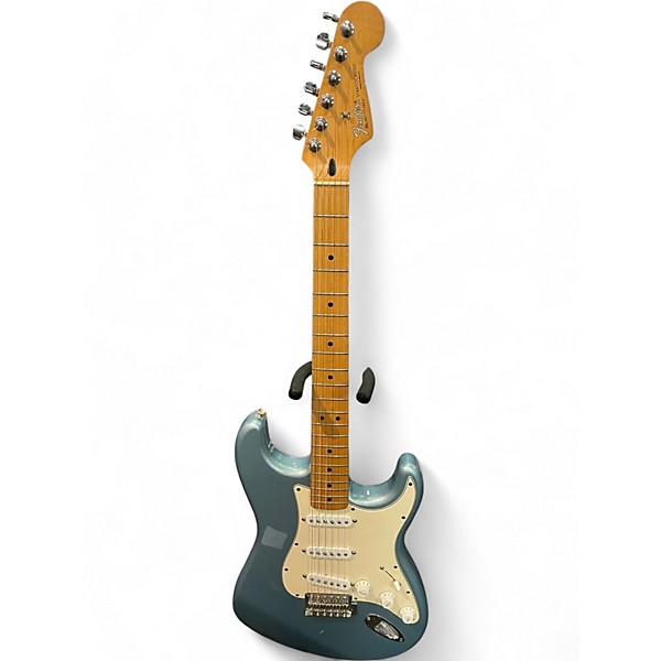 Used Fender Stratocaster Metallic Blue Solid Body Electric Guitar