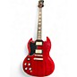 Used Epiphone SG PRO LEFT HANDED Candy Apple Red Electric Guitar thumbnail