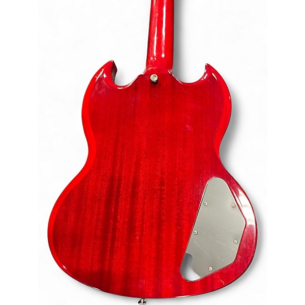 Used Epiphone SG PRO LEFT HANDED Candy Apple Red Electric Guitar