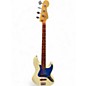 Used Fender American Standard Jazz Bass Cream Electric Bass Guitar thumbnail