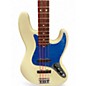 Used Fender American Standard Jazz Bass Cream Electric Bass Guitar
