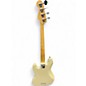 Used Fender American Standard Jazz Bass Cream Electric Bass Guitar