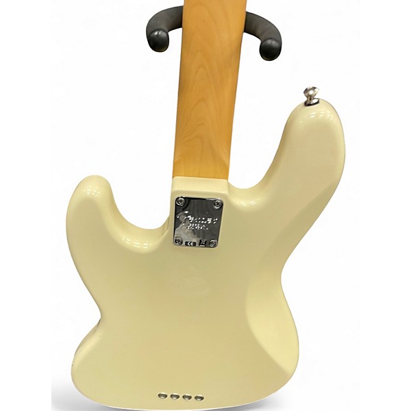 Used Fender American Standard Jazz Bass Cream Electric Bass Guitar
