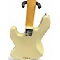 Used Fender American Standard Jazz Bass Cream Electric Bass Guitar