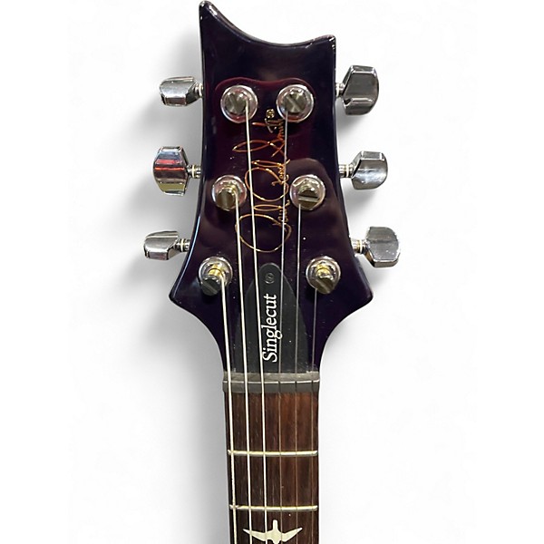 Used PRS Singlecut Trans Purple Solid Body Electric Guitar