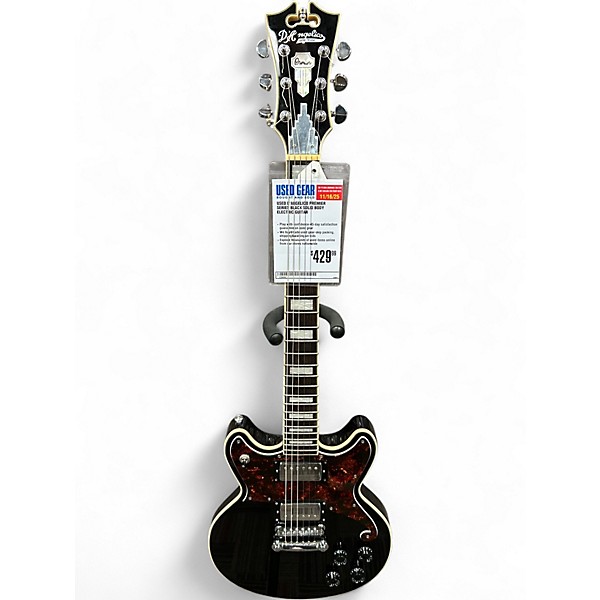 Used D'Angelico Premier Series Black Solid Body Electric Guitar
