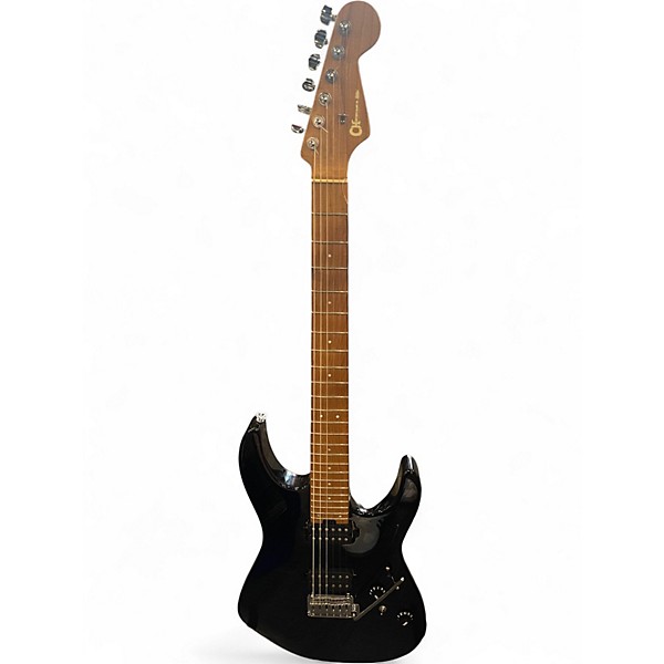 Used Charvel PRO-MOD DK24 HH 2PT CM Black Solid Body Electric Guitar