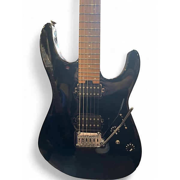 Used Charvel PRO-MOD DK24 HH 2PT CM Black Solid Body Electric Guitar