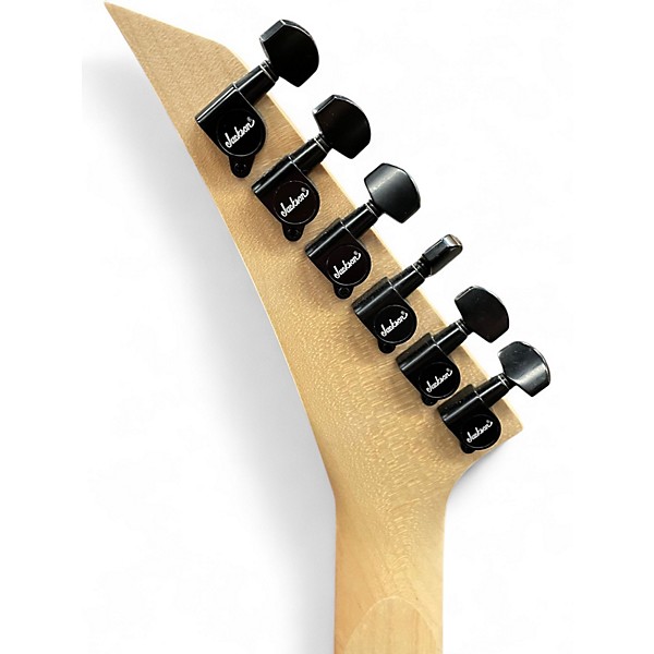 Used Jackson JS34Q Dinky Transparent Red Solid Body Electric Guitar