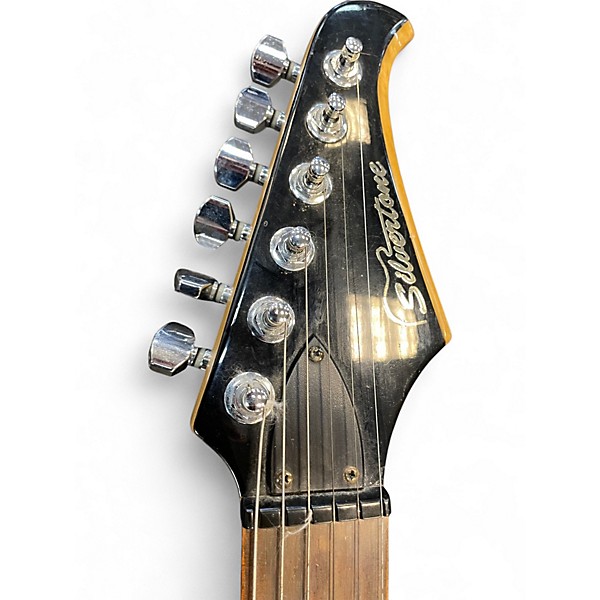 Used Silvertone sik1 mbm Black Solid Body Electric Guitar