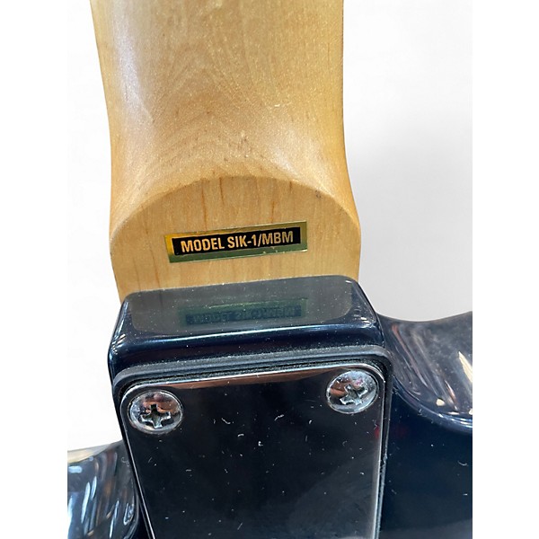 Used Silvertone sik1 mbm Black Solid Body Electric Guitar