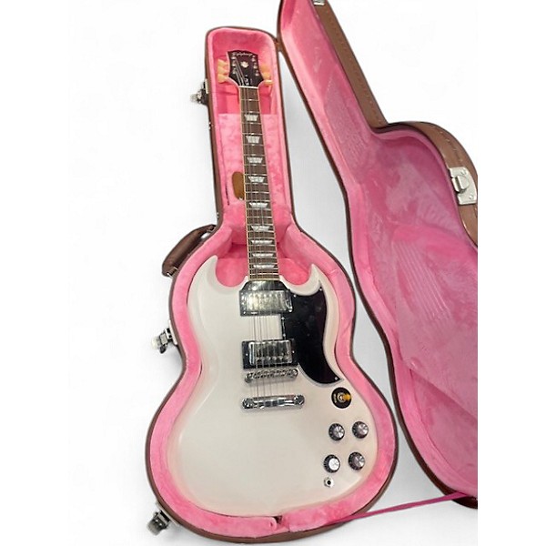 Used Epiphone 1961 SG LES PAUL AGED WHITE Solid Body Electric Guitar